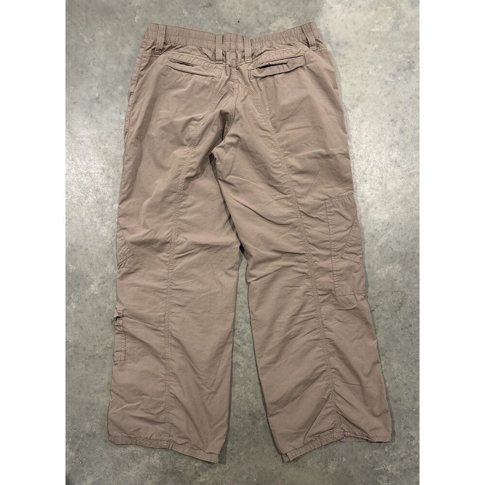 BDG Women's Large Brown 100% Cotton Y2K Cargo Baggy Straight Pants - Picture 2 of 8